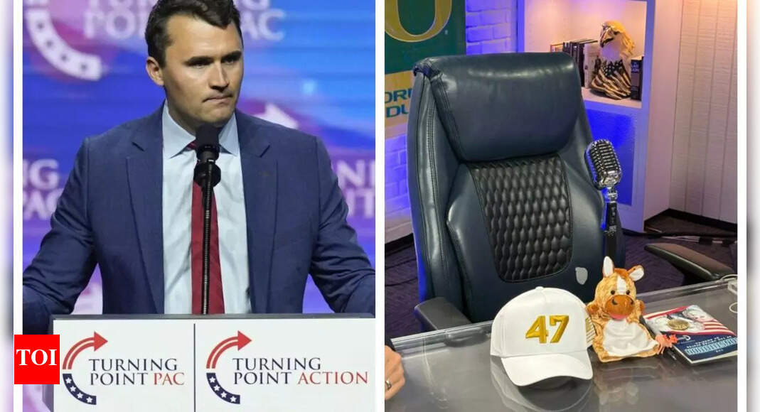 'He would've been upset': Chalie Kirk show goes live without him. His chair remains empty
