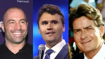  Joe Rogan and Charlie Sheen shocked as MSNBC suggests surprising explanation for Charlie Kirk shooting
