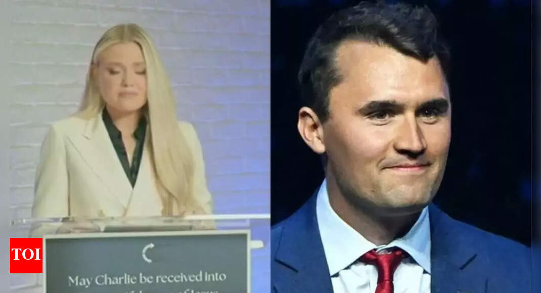 'Laid down his life for me, our nation': Charlie Kirk's wife Erika pays tribute; told 3-year-old 'daddy's on a work trip with Jesus'