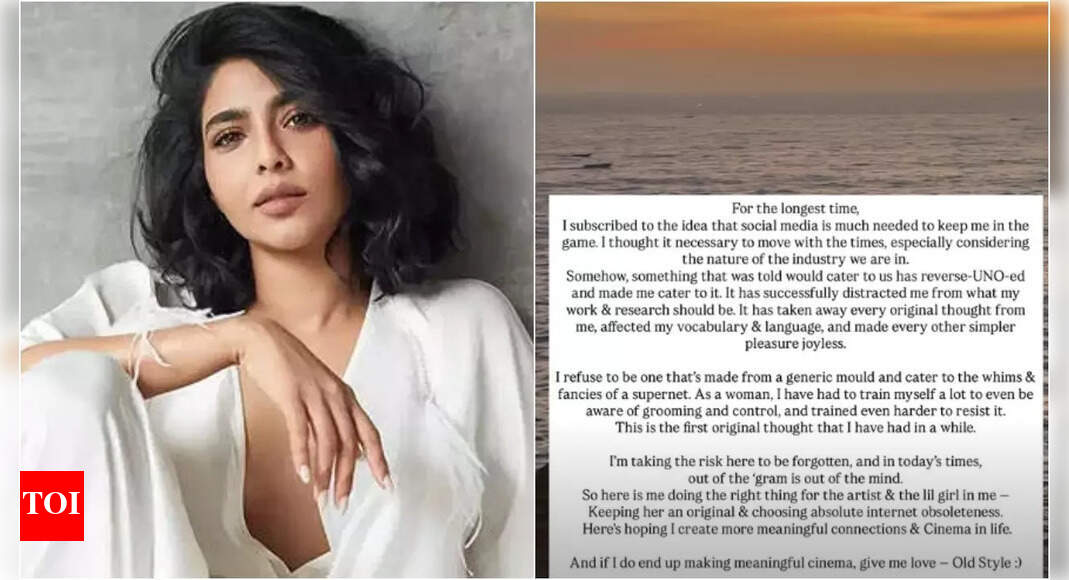 Aishwarya Lekshmi quits social media; says it made every other simpler pleasure joyless; check out her last post