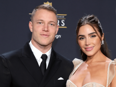 NFL star Christian McCaffrey’s wife Olivia Culpo shares first look