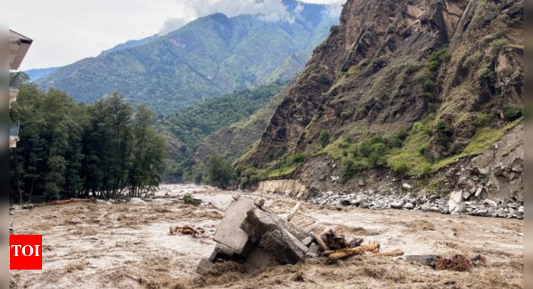 Himachal Pradesh: Cloudburst hits Bilaspur; several vehicles buried in debris, farms damaged