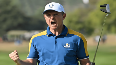 Justin Rose left speechless after golf ball refuses to drop for eagle at at BMW PGA Championship 2025 (Video)