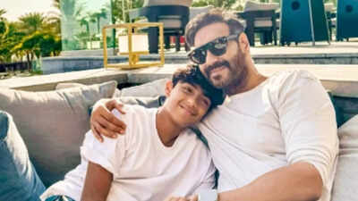 Ajay Devgn wishes his 'strongest critic, softest corner' Yug on 15th birthday