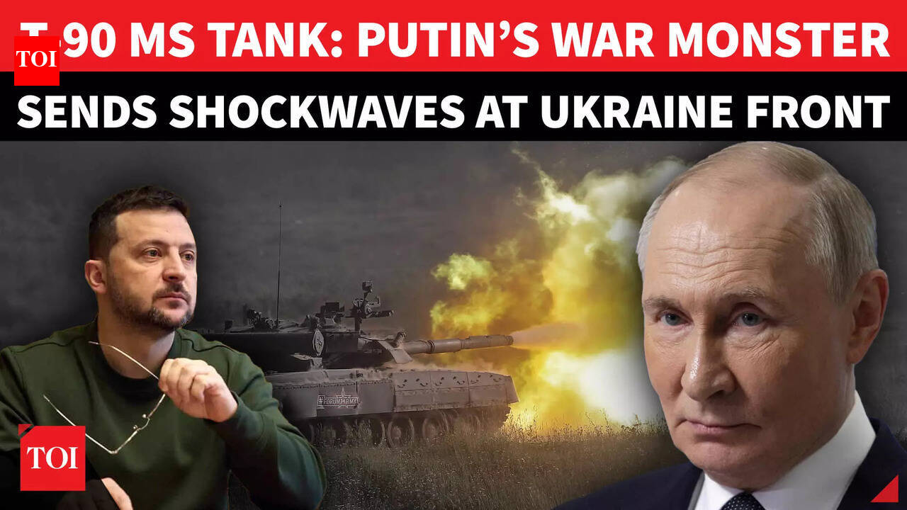 Putin Rolls Out ‘World's Best' Tank; Russia’s T-90MS 'Beast' Roars Into ...