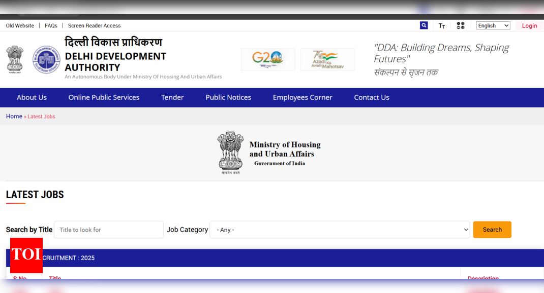 DDA recruitment 2025: Registration window to open on Oct 6, Check details here