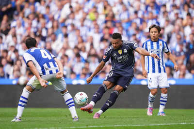 Kylian Mbappe, Arda Guler power 10-man Real Madrid to go top of La Liga