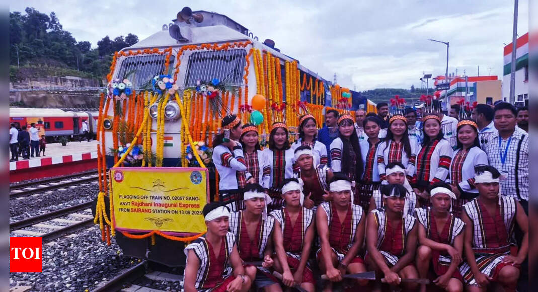 Modi unveils Mizoram’s rail link to Delhi, boosts NE connectivity