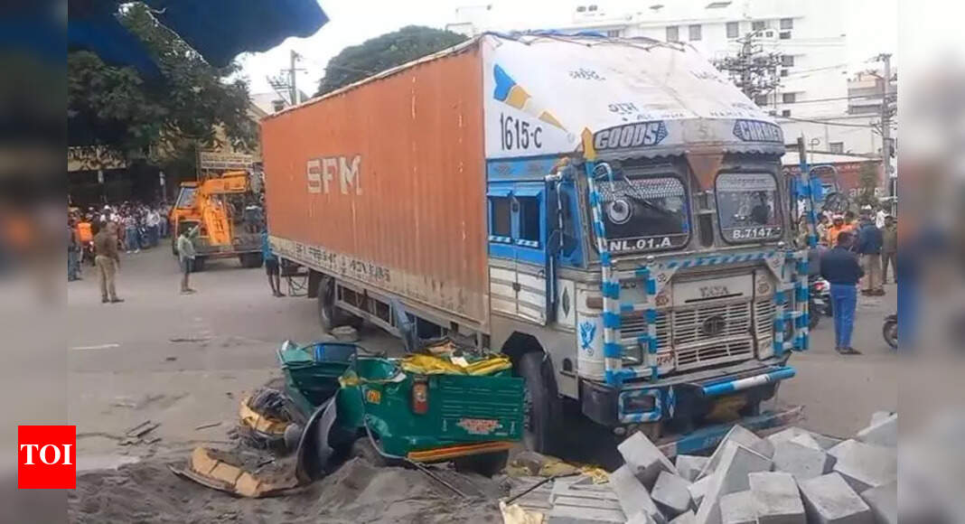 Truck rams into auto, kills driver & daughter in serial accident in ...