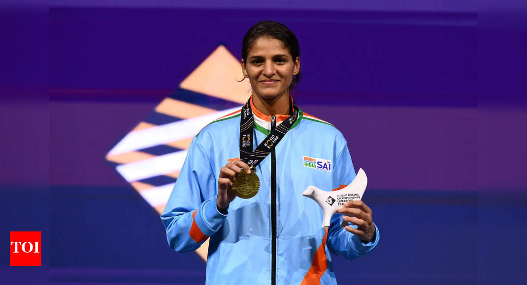 Boxing: Historic night! Jaismine crowned world champ, Nupur takes silver