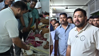  Tejashwi flags crisis at Bihar govt hospital; calls it 'double jungle raj'