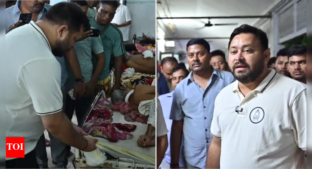 'Bedsheets unchanged, toilets inaccessible': Tejashwi flags crisis at Bihar govt hospital