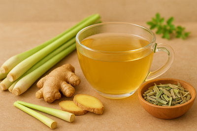 Té de lemongrass con jengibre: un pequeño ritual que puede transformar tu salud