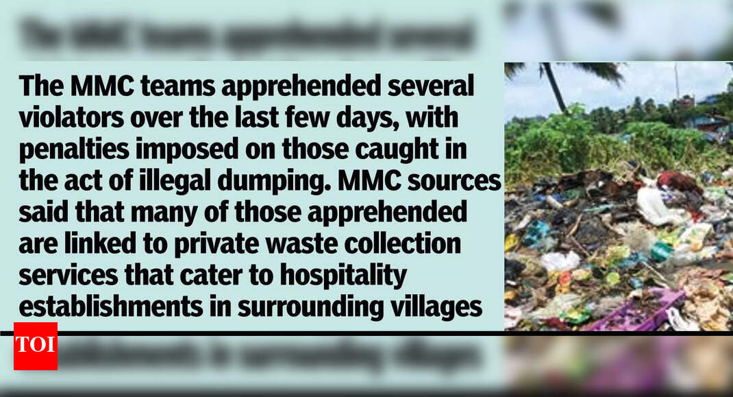 Margao council resumes waste dumping surveillance