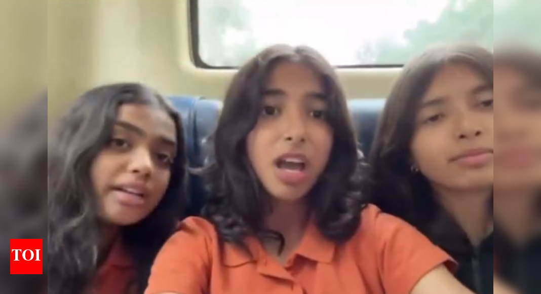 Viral video: Bengaluru's schoolchildren call out on sickening crater-filled road conditions in the city; 'We get injured on....'