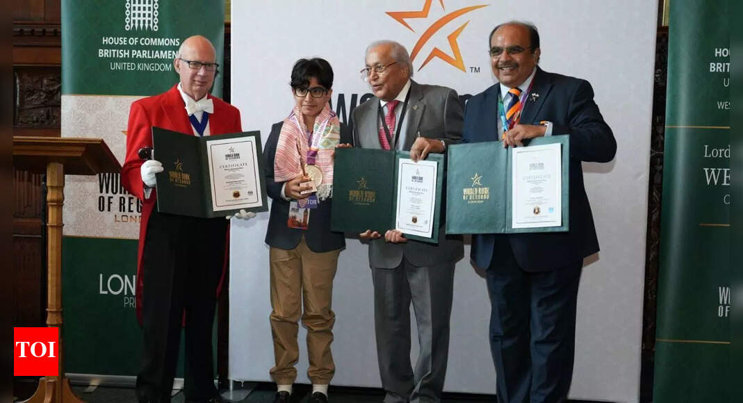 AP Minister Nara Lokesh’s son Devaansh awarded by World Book of Records for Chess record in Westminster Hall in London