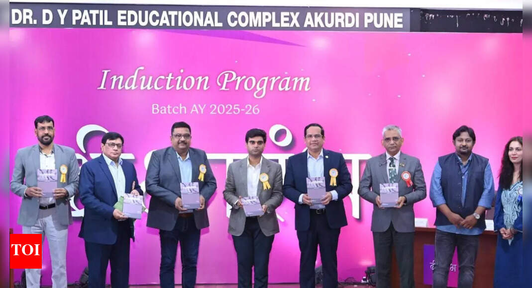 DY Patil International University welcomes students with Diksharambh 2025–26 induction program