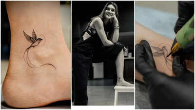 Kriti Sanon marks her first tattoo, inspired by her National Award-Winning role in Mimi