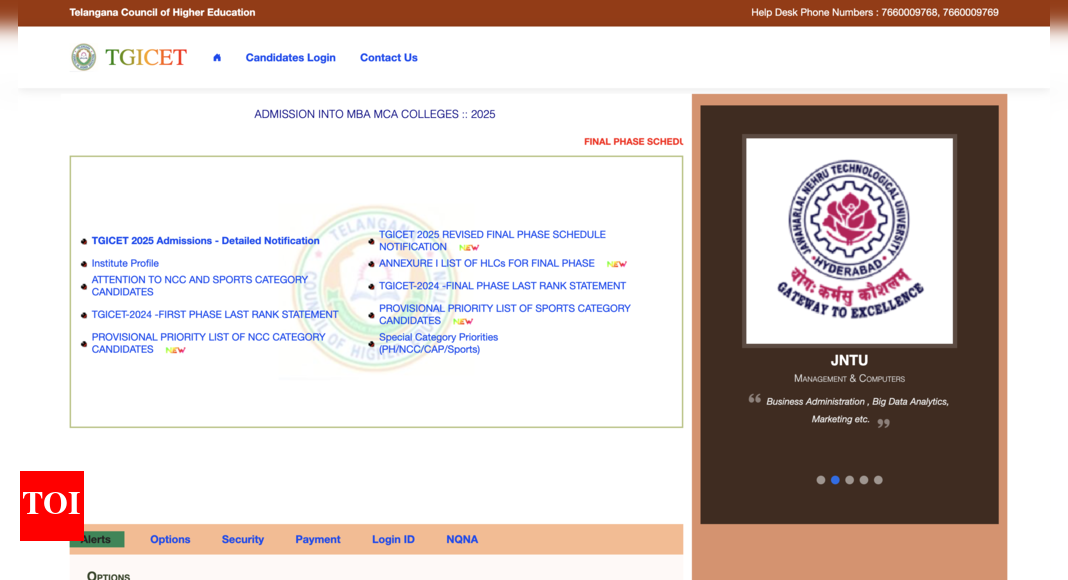 TS ICET counselling 2025: Final phase registration begins at tgicet.nic.in, check direct link and details here