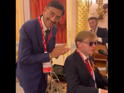 ‘Mera Joota Hai Japani’ strikes a chord at Putin’s Victory Day reception in Moscow; MoS Defence Sanjay Seth shares video | Watch
