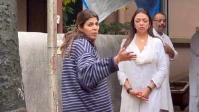 Pooja Dadlani’s mother-in-law passes away; Shah Rukh Khan’s manager returns from King shoot, looks miffed with paparazzi intrusion
