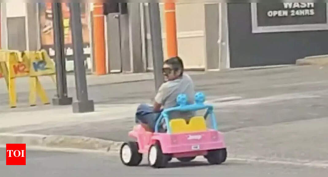 Canada: Man pulled over in Barbie Jeep for drunk driving; banned from the road