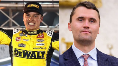 NASCAR star Christopher Bell makes emotional tribute to MAGA leader Charlie Kirk after Bristol victory