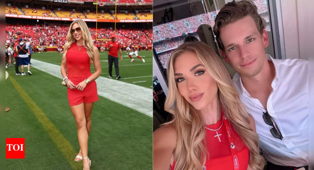 Chiefs heiress Gracie Hunt stuns in stylish minishorts while supporting team in high-stakes Super Bowl rematch game