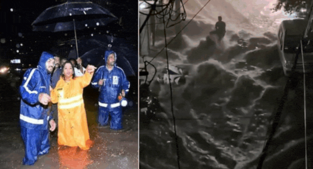 Heavy rains batter Hyderabad: 2 people feared swept away; shocking visuals emerge Heavy rains batter Hyderabad: 2 people feared swept away; shocking visuals emerge