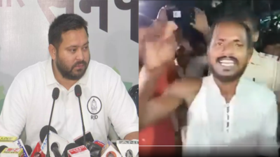 Did BJP minister Jibesh Mishra assault journalist over question on road? Tejashwi Yadav presents video proof; demands FIR