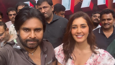  Pawan Kalyan wraps cop action drama shoot; Raashii Khanna clicks 'wrap up' selfie