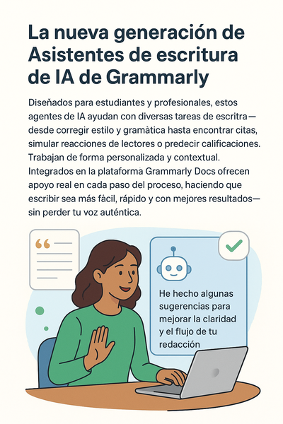 Grammarly lanza agentes de IA: tu nuevo copiloto para escribir con más confianza