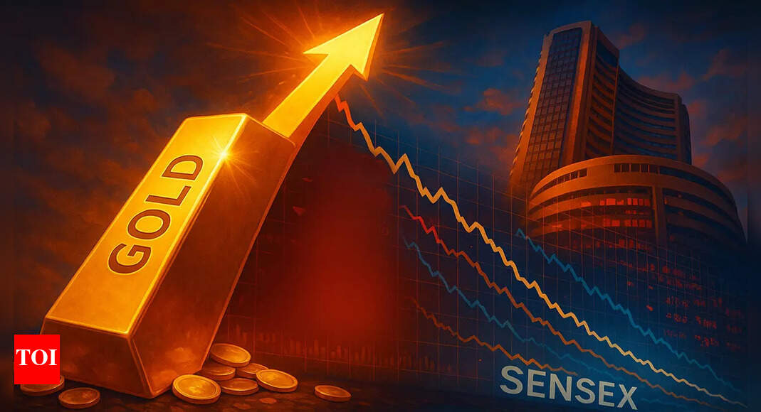 Gold vs Sensex: Gold beats Sensex with 50.1% returns; outperforms over three, five, ten & twenty-year periods – The Times of India