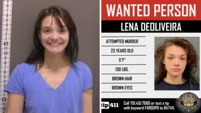 'Chilling grin': North Dakota woman allegedly attacks sleeping boyfriend with hatchet; smiles during arrest