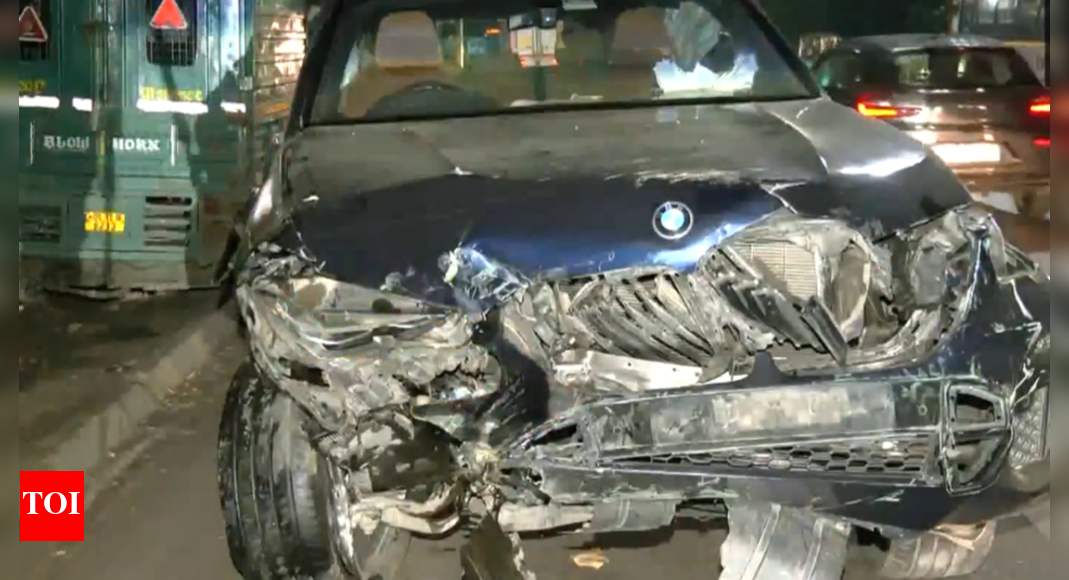 0008 BMW crash sparks row: Driver Gaganpreet Kaur held, victim rushed 22 km to kin’s hospital