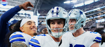 Kicker Brandon Aubrey led Jerry Jones’ Dallas Cowboys to a breathtaking 40-37 overtime win over Russell Wilson’s New York Giants