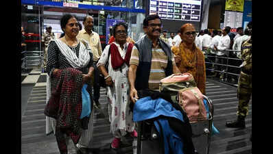 273 Telugu pilgrims return from Nepal, 86 still stranded