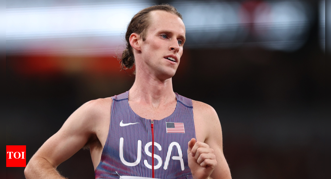 Olympic champion Cole Hocker disqualified from world championships 1500m after clash with Robert Farken