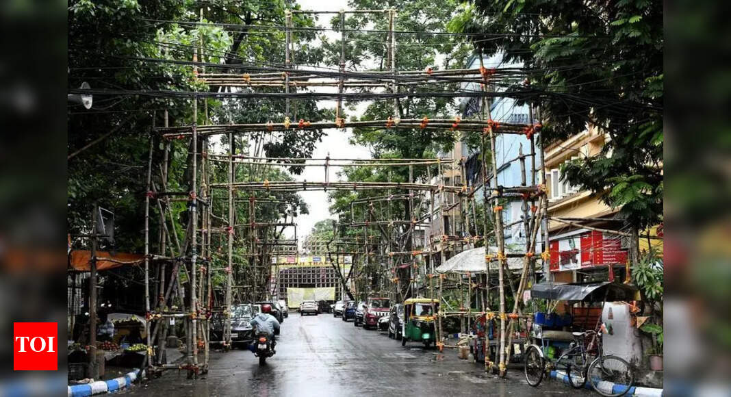 Durga Puja gate culture cashes in on ads but chokes Kolkata roads