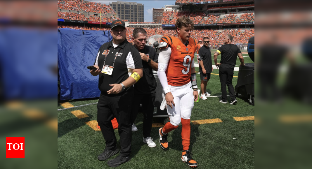 Bloody faces and flying fists, Bengals fans brawl in stands after Joe Burrow goes down