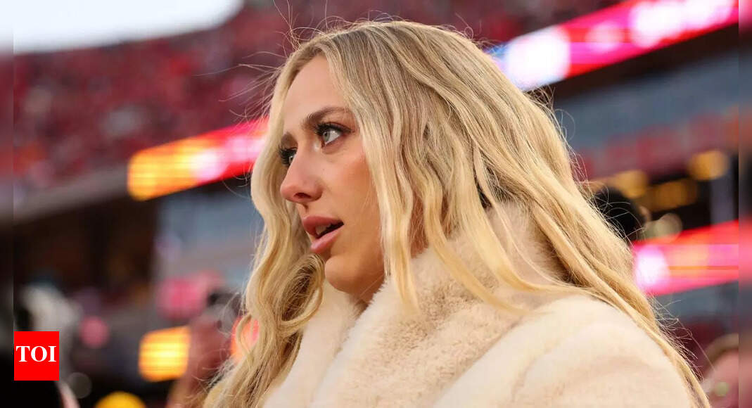 Brittany Mahomes’ fiery red crop top look goes viral as baby Sterling enjoys her Arrowhead Chiefs debut
