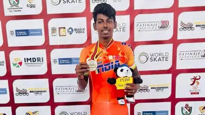 Anandkumar Velkumar creates history; wins India's first-ever gold at Speed Skating World Championships in China