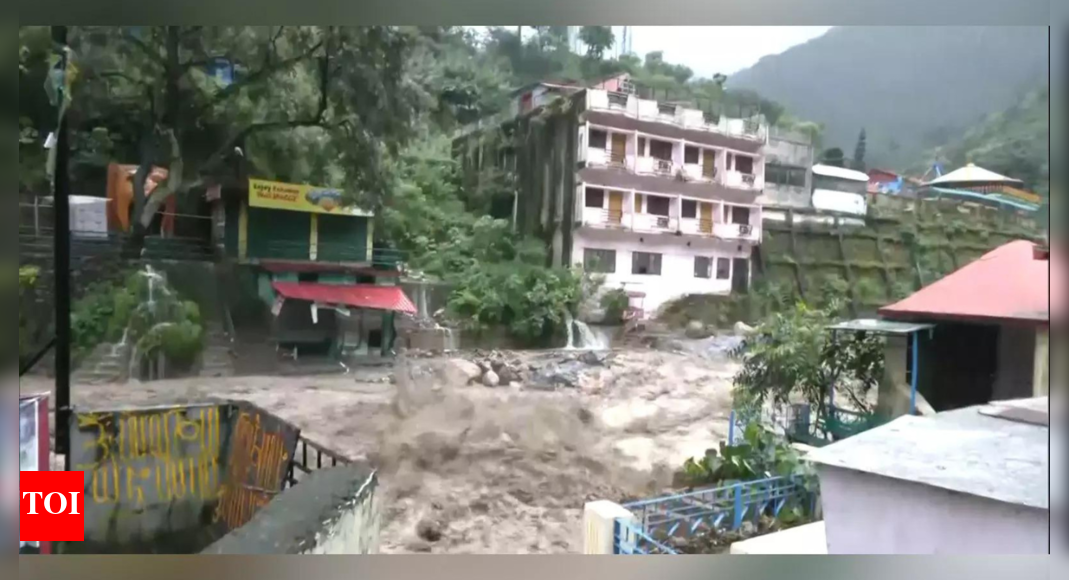 Uttarakhand CM Dhami monitors relief efforts as heavy rains damage shops in Dehradun's Sahastradhara