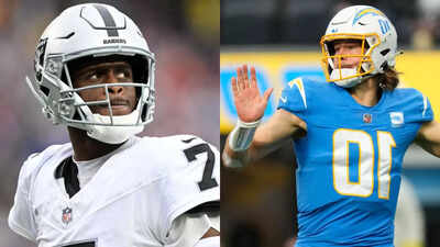 Analyst claims ‘Raiders should have hired Jim Harbaugh’ amid ‘overpaid mediocre’ Geno Smith’s ‘atrocious’ 20-9 loss to Chargers