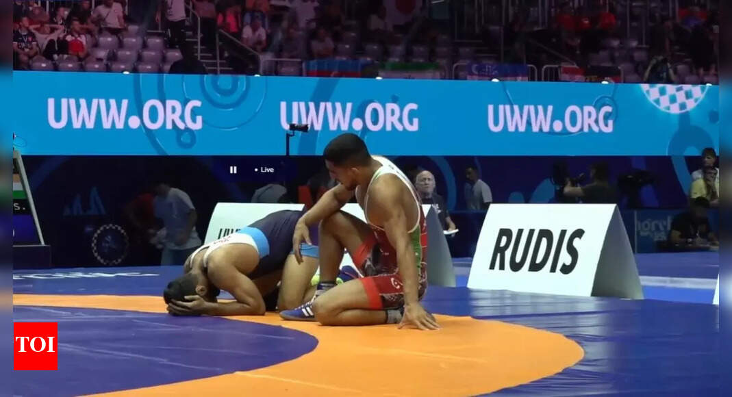 World Wrestling Championships: Sujeet Kalkal misses semifinals