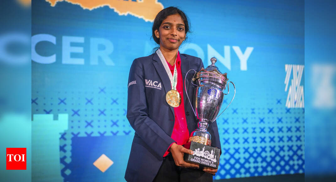 FIDE Grand Swiss: R Vaishali wins for second straight year, books place in Candidates tournament