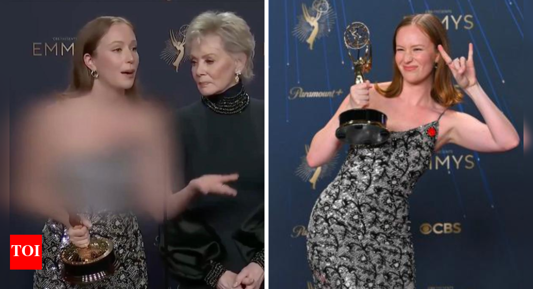 Applauded, then pixelated: Hamas praises Hannah Einbinder’s Emmys speech — then erases her shoulder