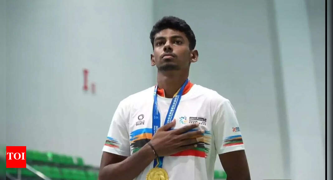 Who is Anandkumar Velkumar, the Indian history maker at Speed Skating World Championship?