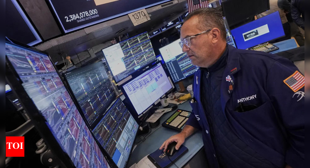 US markets today: Wall Street holds near records ahead of Fed meeting; retail data and corporate results influence trading – The Times of India