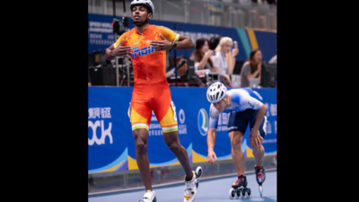 A world gold for Chennai’s own blade roller!